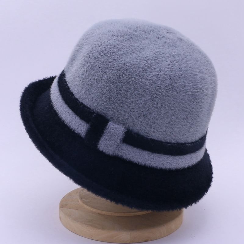 Hat Two Tone Cloche