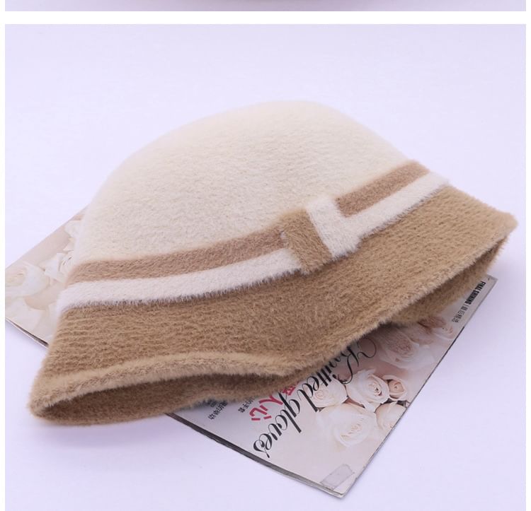 Hat Two Tone Cloche