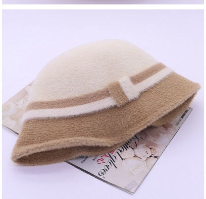 Hat Two Tone Cloche