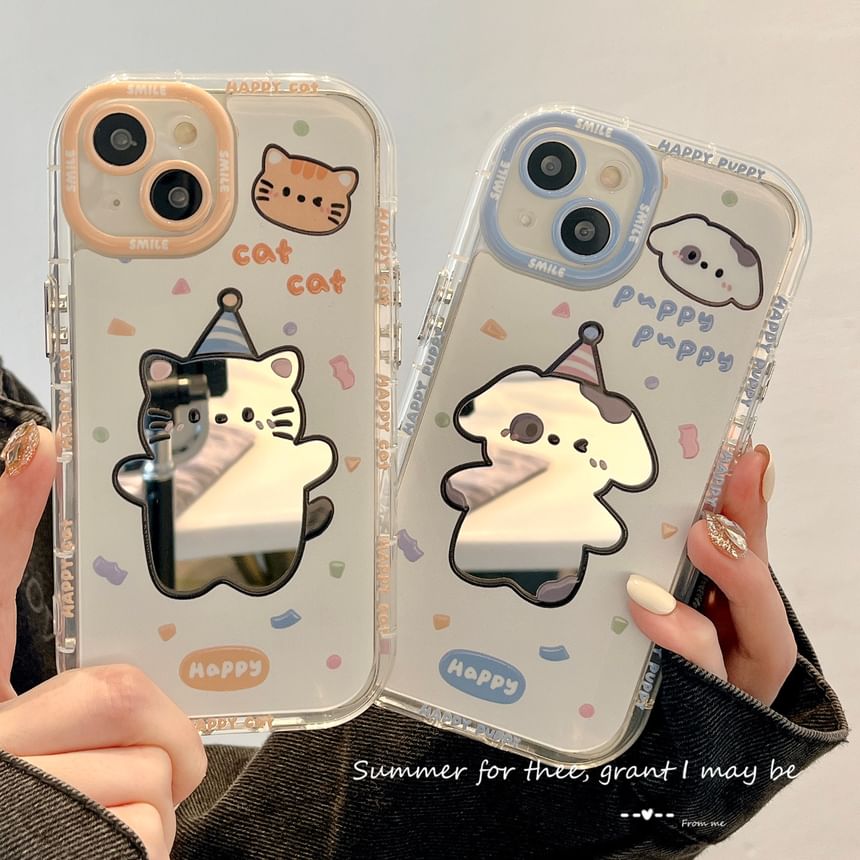 Animal Mirrored Phone Case