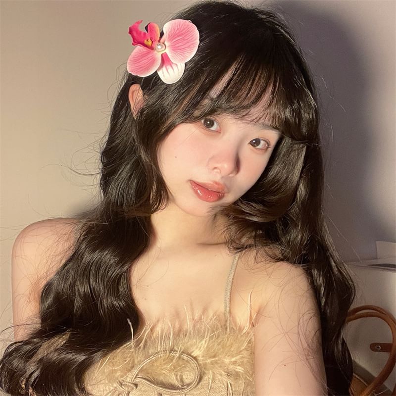 Floral Fabric Hair Clip