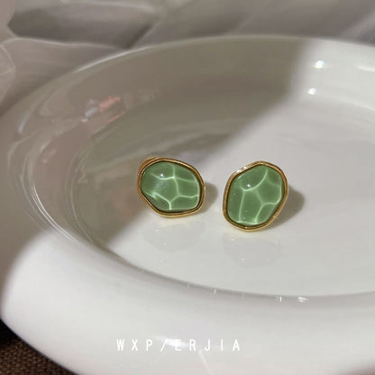 Faux Irregular Gemstone Alloy Ear Cuff