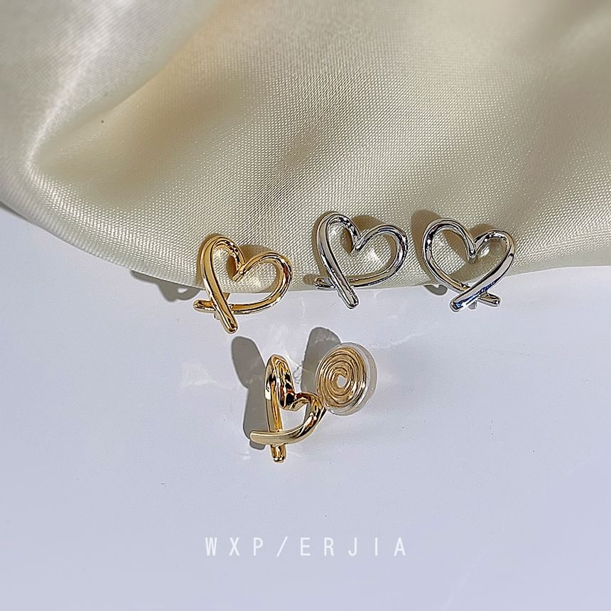 Ear Cuff Heart Alloy