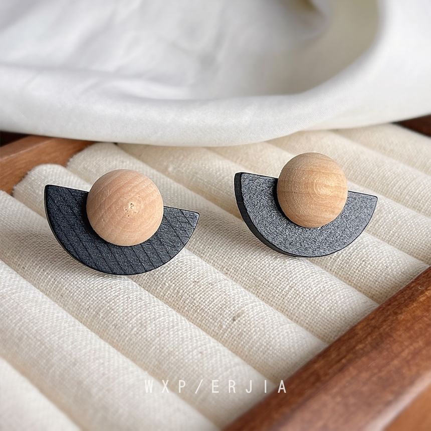 Geometric Cuff Ear Wooden