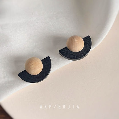 Geometric Cuff Ear Wooden