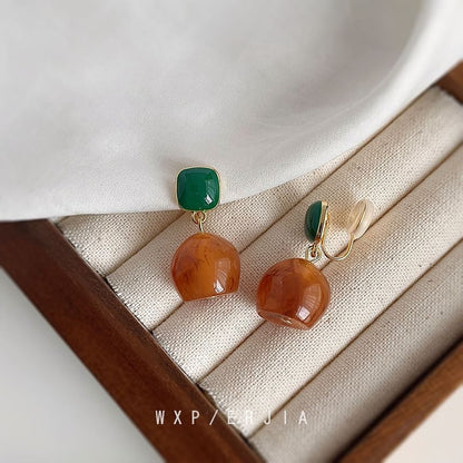 Resin Earring Alloy Drop