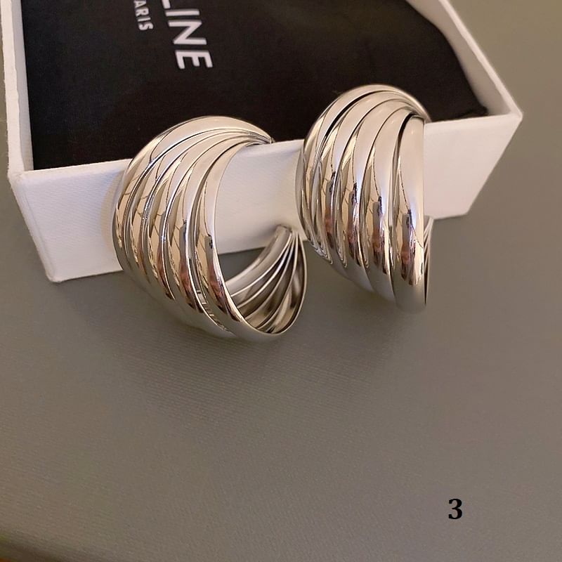 Silver Tone Earring (Various Designs)