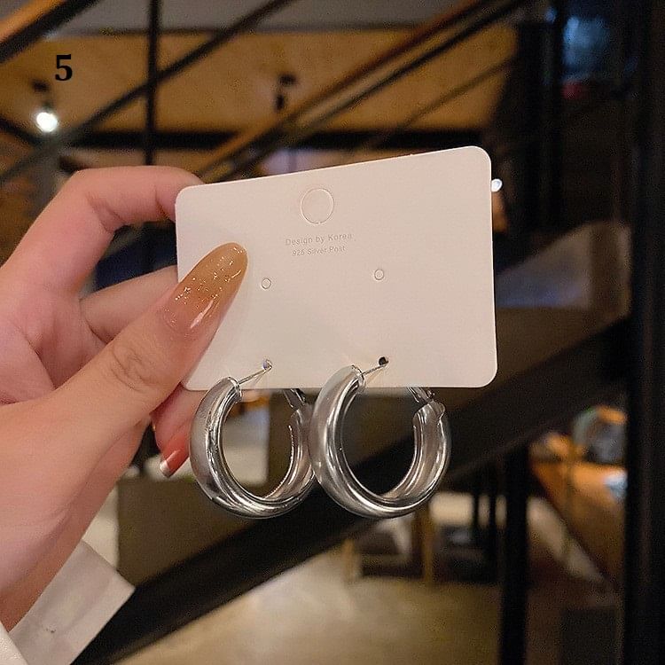 Silver Tone Earring (Various Designs)