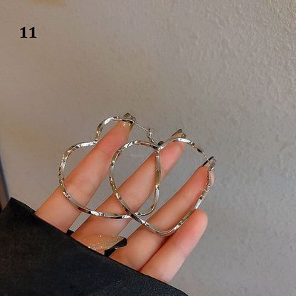 Silver Tone Earring (Various Designs)