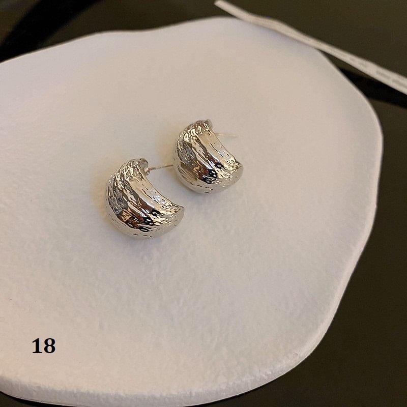 Silver Tone Earring (Various Designs)