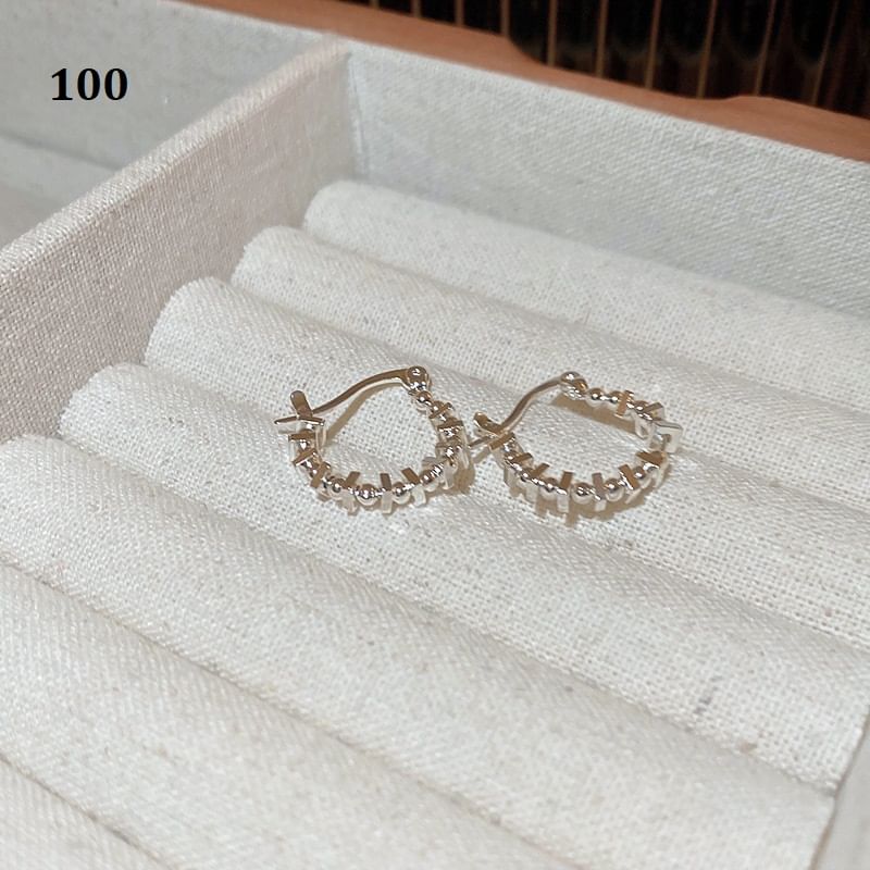 Silver Tone Earring (Various Designs)