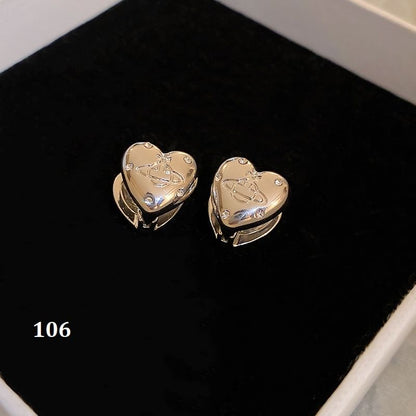 Silver Tone Earring (Various Designs)