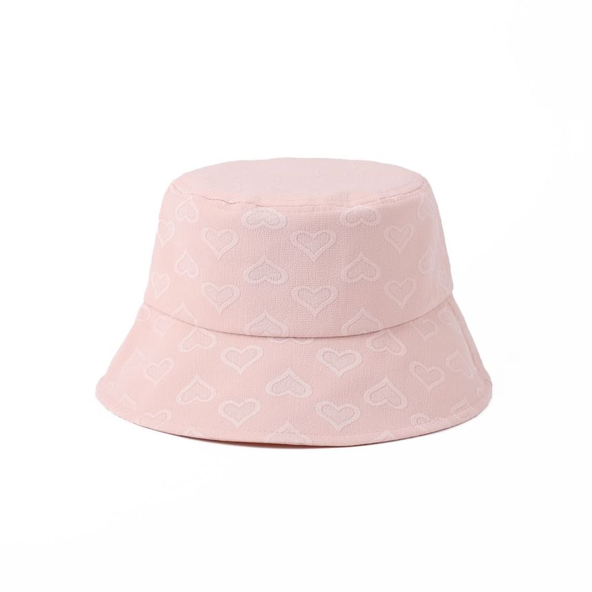 Hat Heart Bucket Jacquard