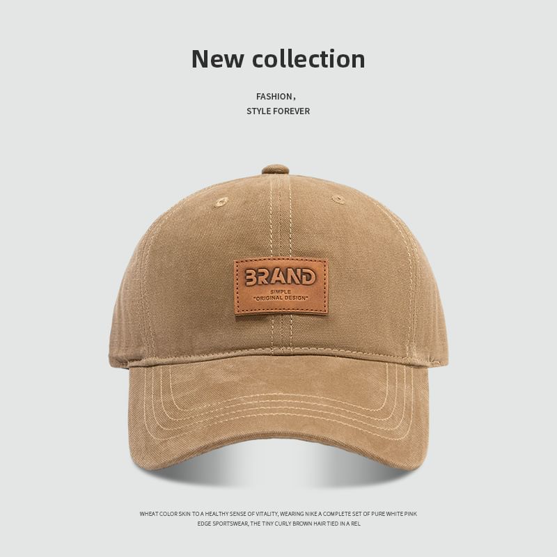 Cap Applique Lettering Baseball