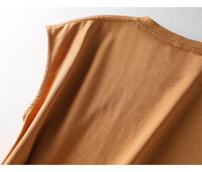 Plain Dress Cap-Sleeve Midi Neck Crew Shift