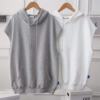 Hoodie Sleeveless Plain