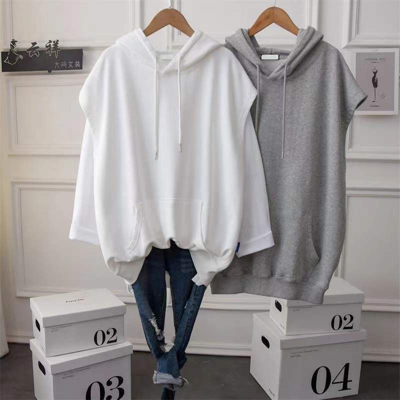 Hoodie Sleeveless Plain