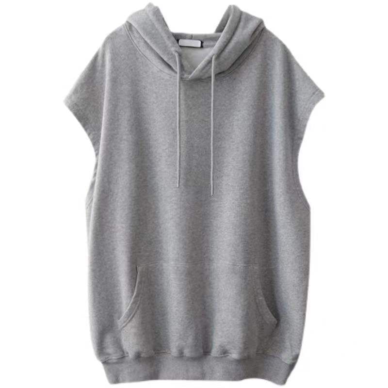 Hoodie Sleeveless Plain