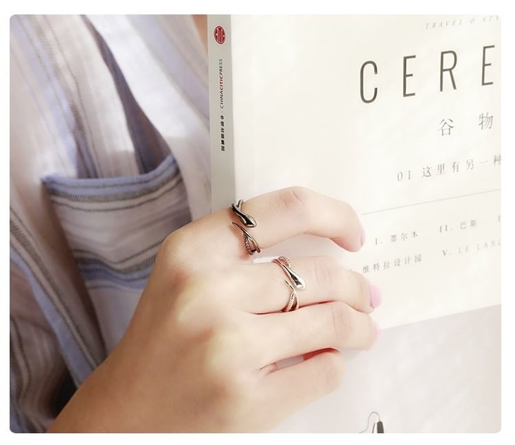 Couple Matching Serpent Open Ring