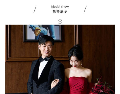 Off-Shoulder A-Line Evening Gown