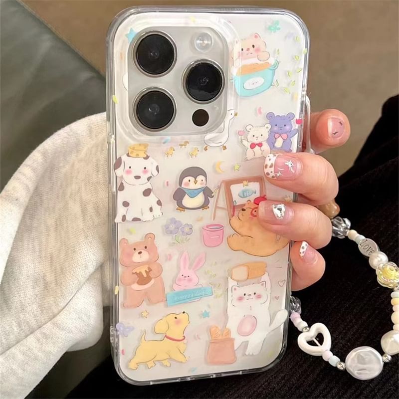 Animal Phone Case - iPhone 15 Pro Max / 15 Pro / 15 Plus / 15 / 14 Pro Max / 14 Pro / 14 Plus / 14 / 13 Pro Max / 13 Pro / 13 / 13 mini / 12 Pro Max / 12 Pro / 12 / 12 mini / 11 Pro Max / 11 Pro / 11