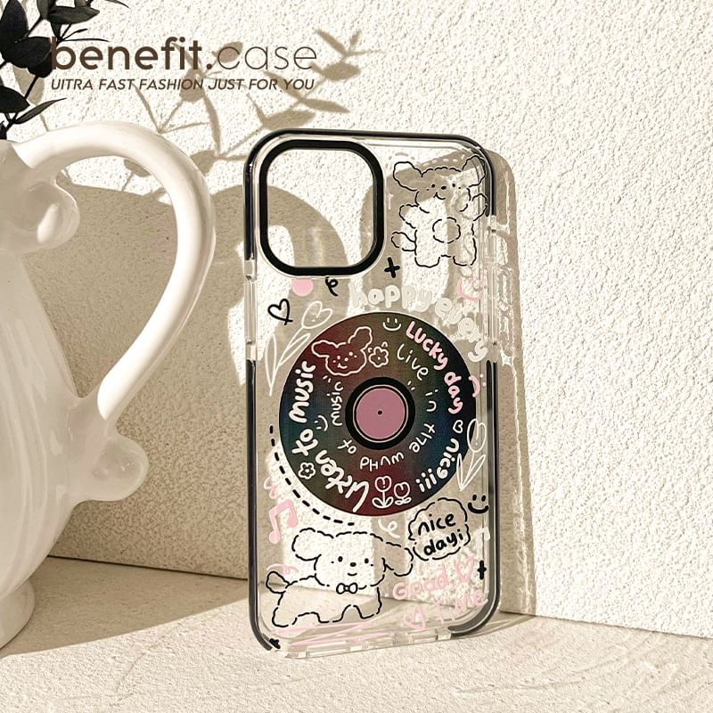 Record Animal Case Vinyl Phone