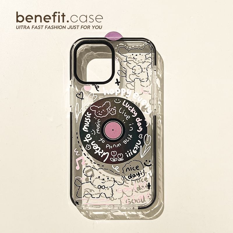 Record Animal Case Vinyl Phone