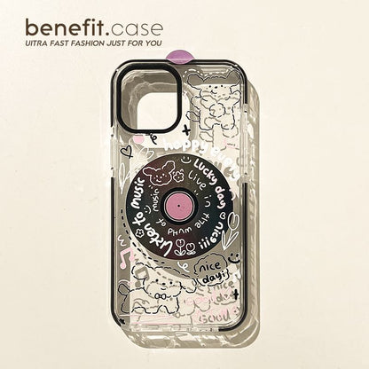 Record Animal Case Vinyl Phone