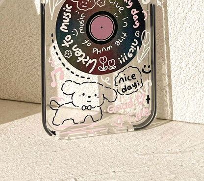 Record Animal Case Vinyl Phone