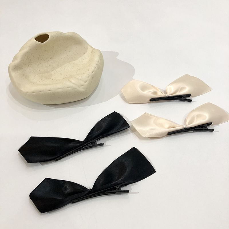 Hair Fabric Clip Bow