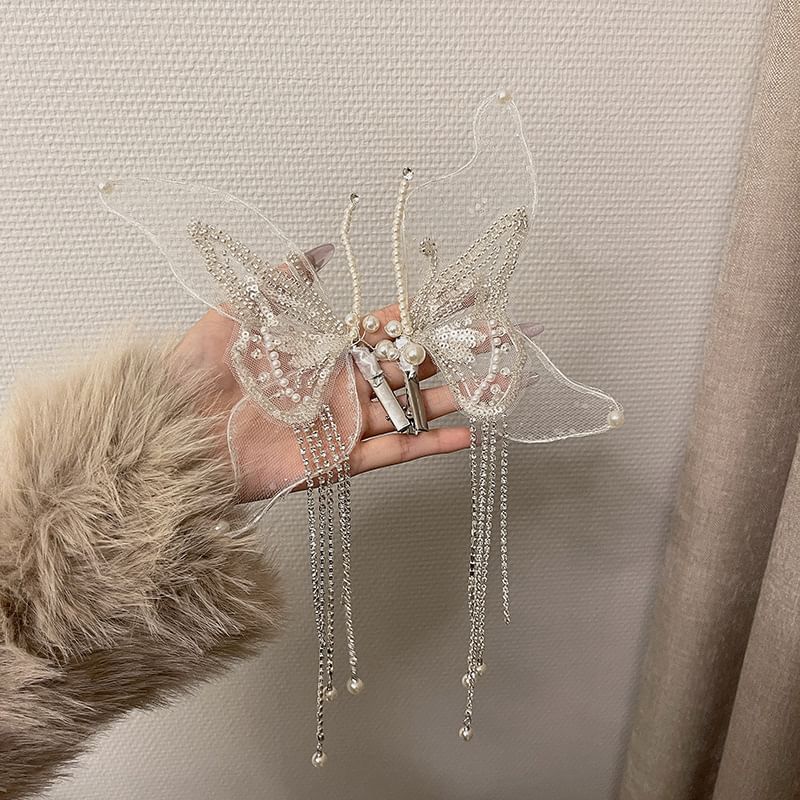 Set Hair Mesh Butterfly of 2: Clip