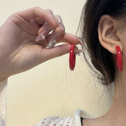 (Various Designs) Open Earring Alloy Hoop