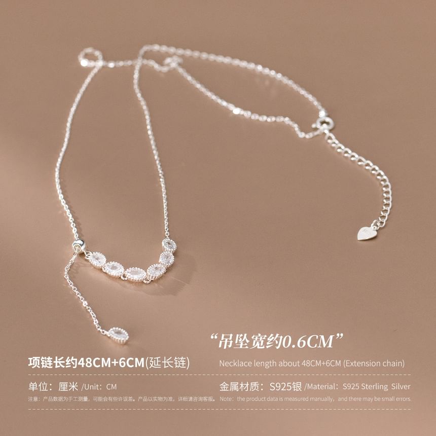 Rhinestone Pendant Necklace