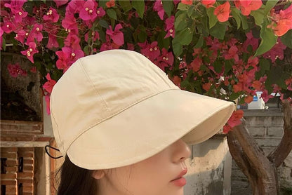 Plain Drawstring Cap