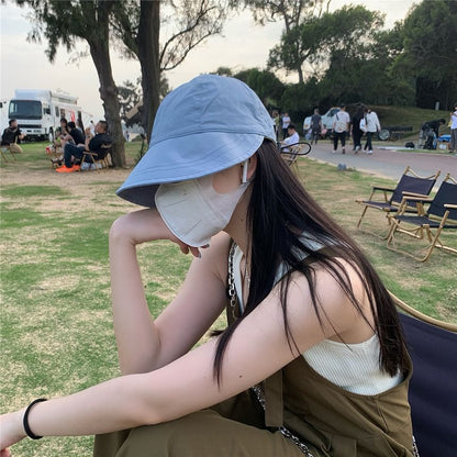 Plain Drawstring Cap