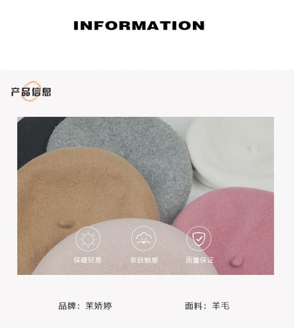 Beret Wool Hat