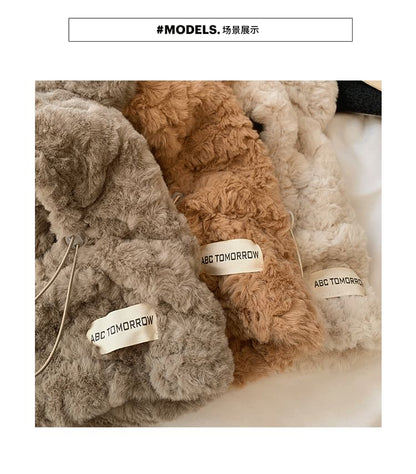 Balaclava Bear Ear Chenille