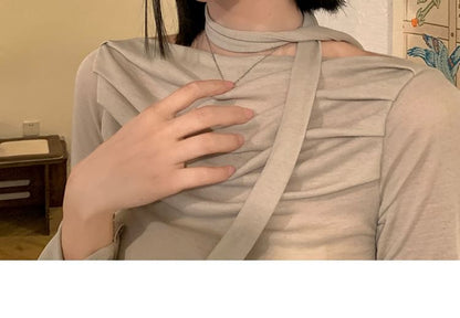 Floral Accent Denim Beret