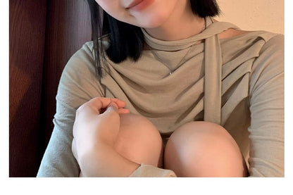 Floral Accent Denim Beret