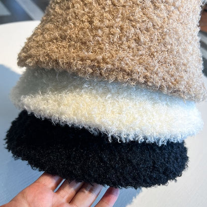 Bear Ear Fleece Cloche Hat