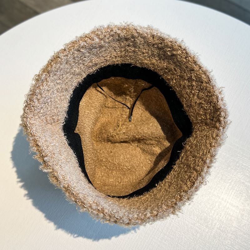 Bear Ear Fleece Cloche Hat