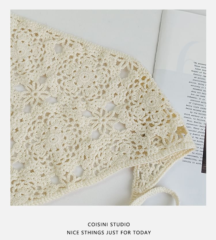 Crochet Knit Headkerchief