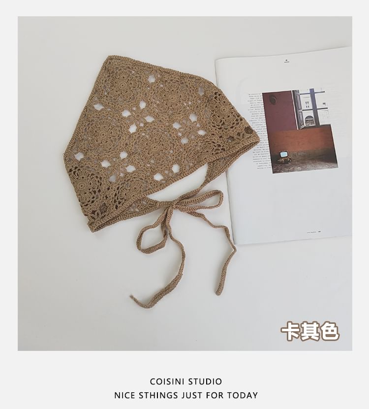 Crochet Knit Headkerchief