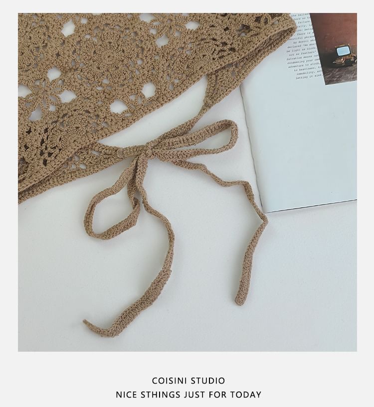 Crochet Knit Headkerchief