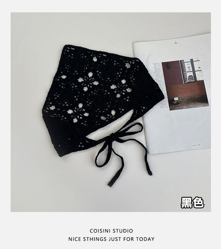 Crochet Knit Headkerchief