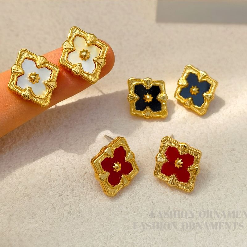 Geometric Stud Earring