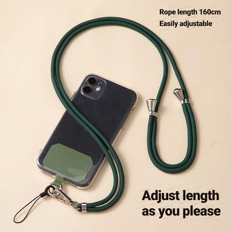 Adjustable Rope Phone Lanyard with Lanyard Pad