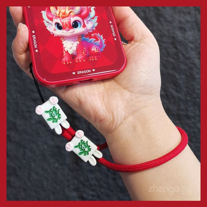 Mahjong Wrist Phone Strap