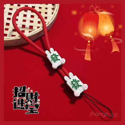 Mahjong Wrist Phone Strap