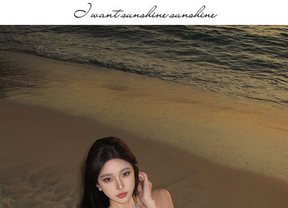 Spaghetti Strap Plain Maxi Mermaid Dress